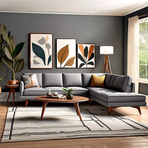Grey Contemporary Sectional