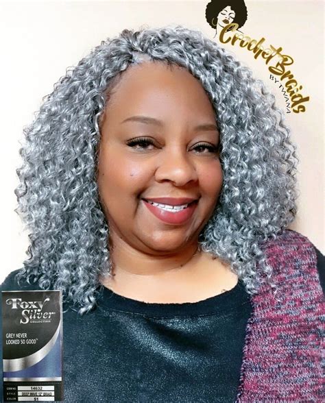 Grey Crochet Braids
