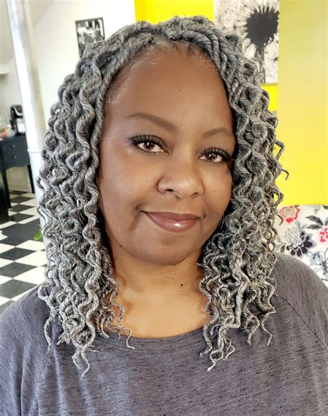 Grey Crochet Hair