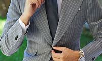 Grey Pinstripe Suit Combinations