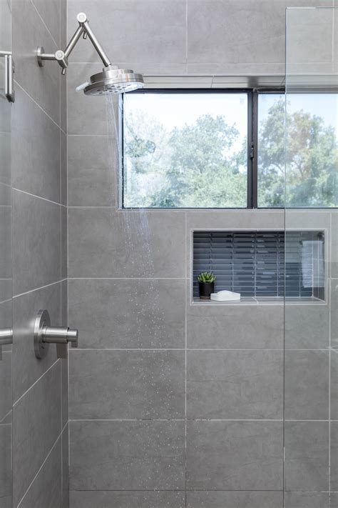 Grey Tiles Shower