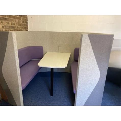 Grey and Purple Seating