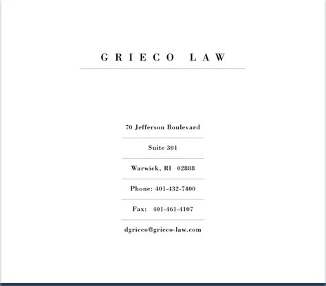 Grieco Law: A Comprehensive Guide
