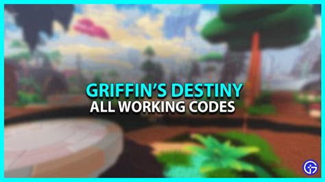 Griffin\'s Destiny Codes For July 2023 - Roblox