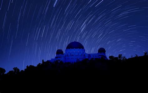 Griffith Observatory at night