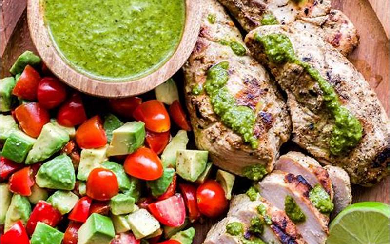Grilled Chicken With Avocado Tomato Salad