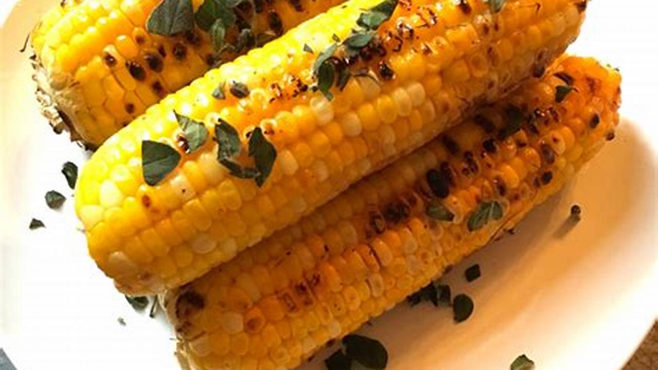 Grilled Street Corn On The Cob., 2024