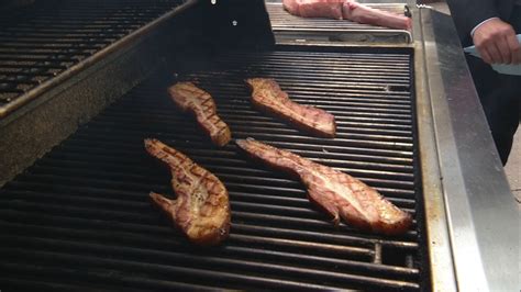 Grilling Bacon Steaks