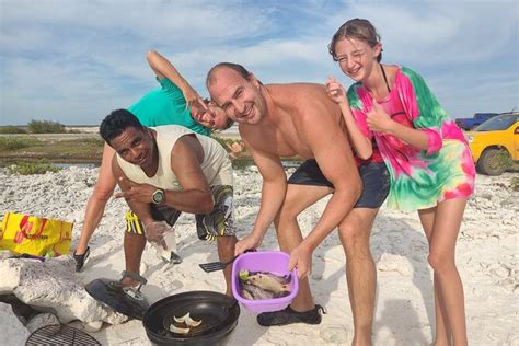 Grilling at Donkey Beach