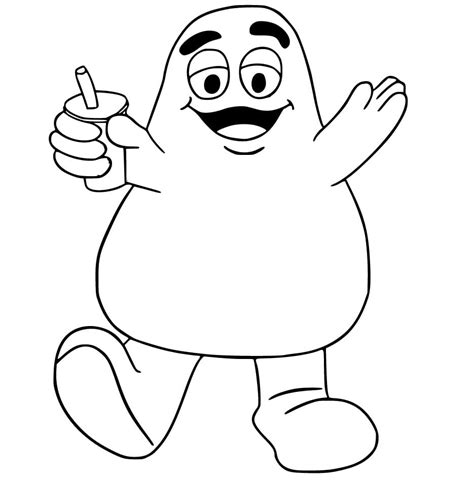 Grimace Coloring Pages Printable