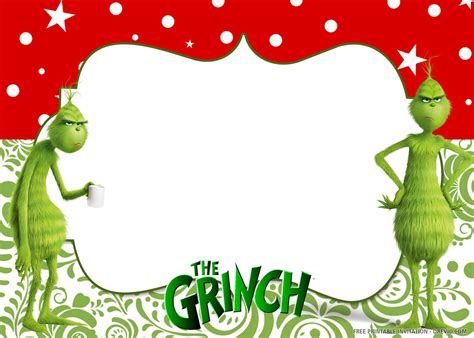 Grinch Template Free