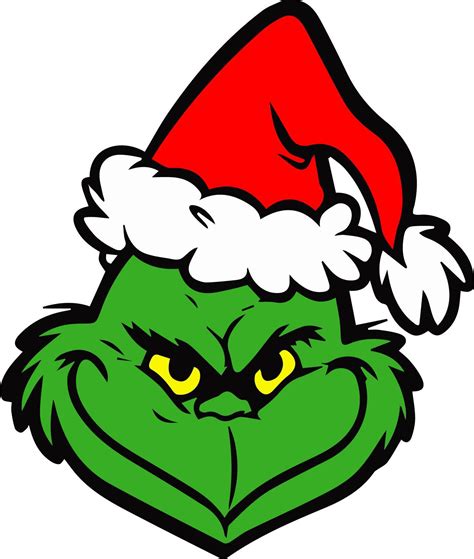 Grinch Face Printable