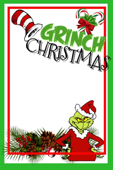 Grinch Flyer Template
