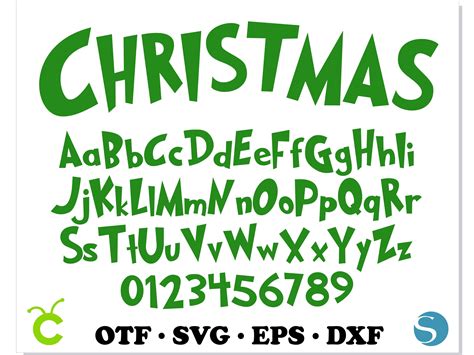 Unleash Your Inner Grinch with the Grinch Font SVG: The Perfect Addition to Your Holiday Designs!