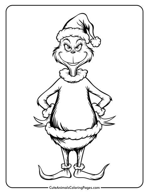 Grinch Free Coloring Pages