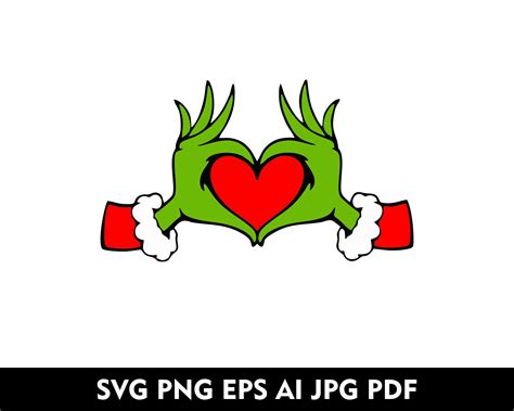 Bring Joy to Your Holiday Celebrations with a Free Grinch Heart SVG!