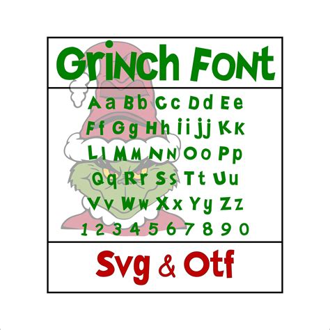 Grinch Letters Printable