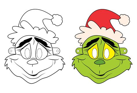 Grinch Mask Printable