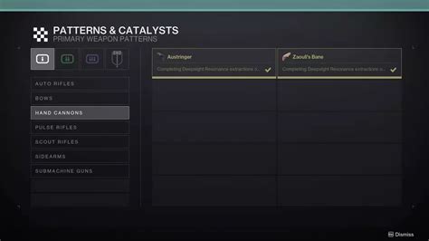 Grind for weapons and crafting patterns