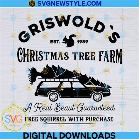 Evergreen Elegance: Discover the Delights of Griswold Tree Farm with our Stunning SVGs!