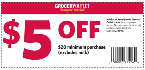 Grocery Outlet Coupon USD5 Off USD25 Printable
