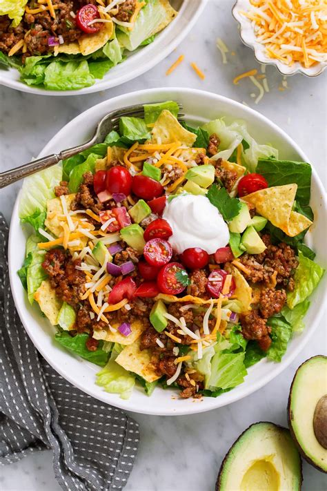 Grocery Store Ingredients Taco Salad