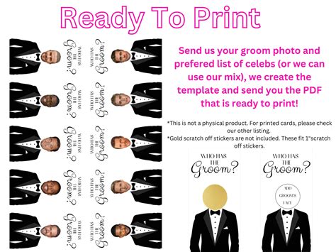 Groom Printable