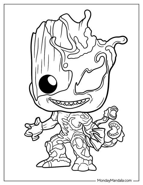 Groot Coloring Page