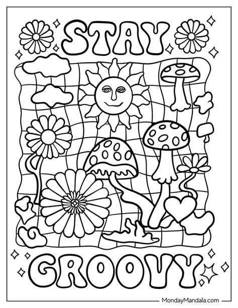 Groovy Coloring Pages