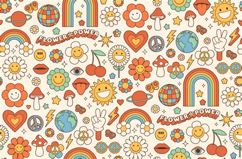 Groovy Hippie Background