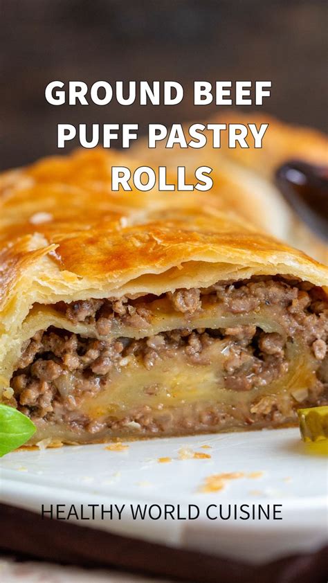 Savory Beef Puff Pastry Ring Recipe – Crispy, Flaky & Easy Family Dinner Idea