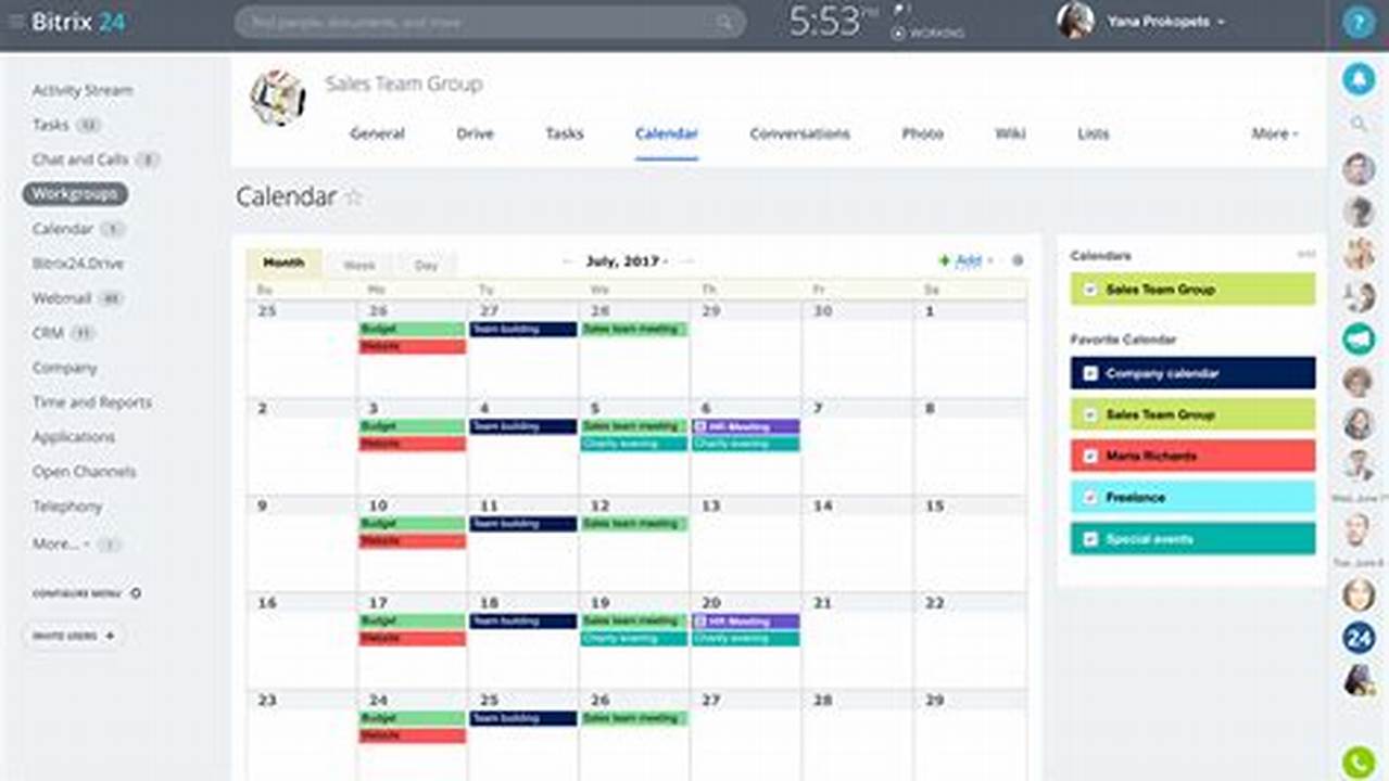 Group Calendar Scheduling Free
