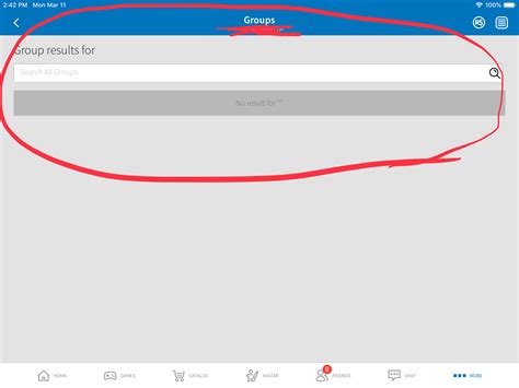 Group Button on mobile app does not show joined groups on some 