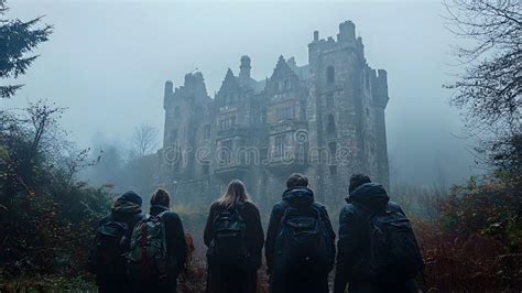 Group Enjoying Ghost Tour