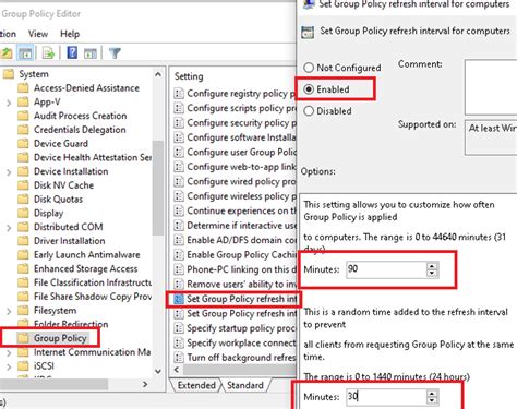 Group Policy Update in Windows 2000