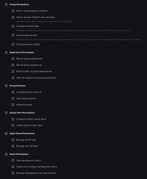 Group Roles/Ranks and Permissions – Roblox Support