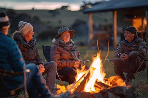 Group Safari Campfire