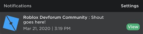 Group Shout Promotion - Roblox