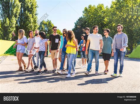 Group of Friends Walking Tour