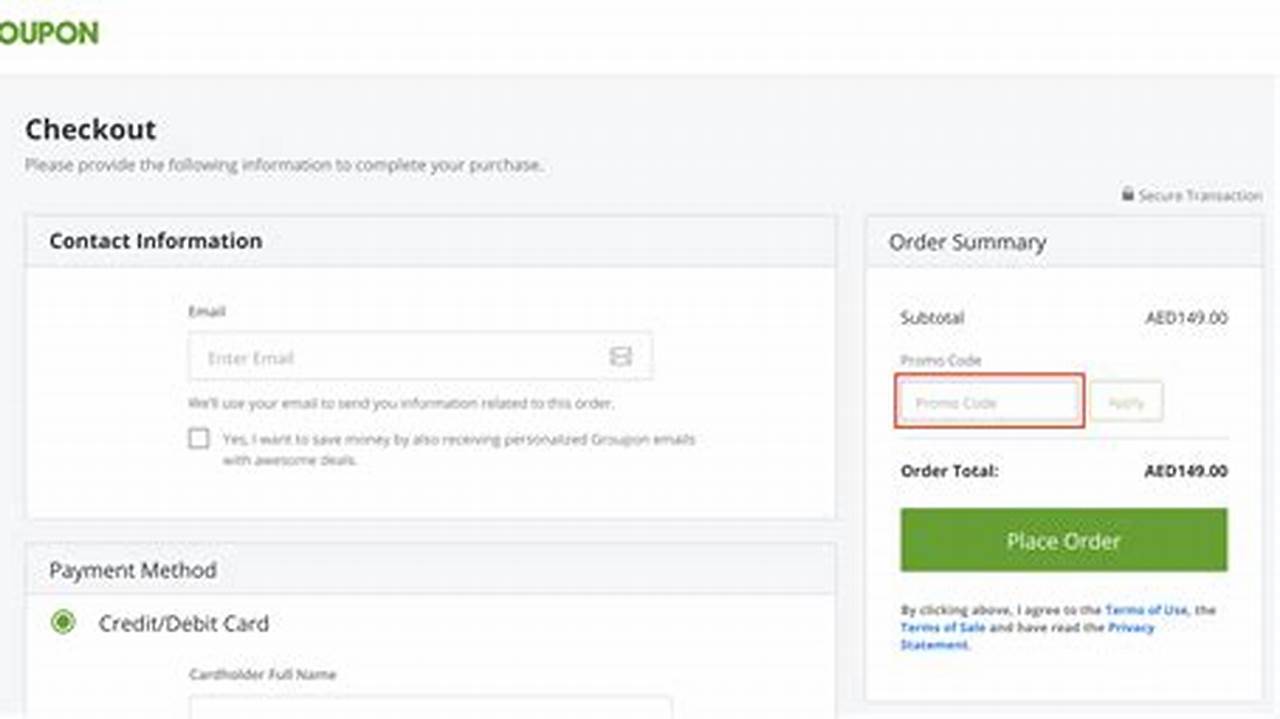 Groupon Promo Code 2024