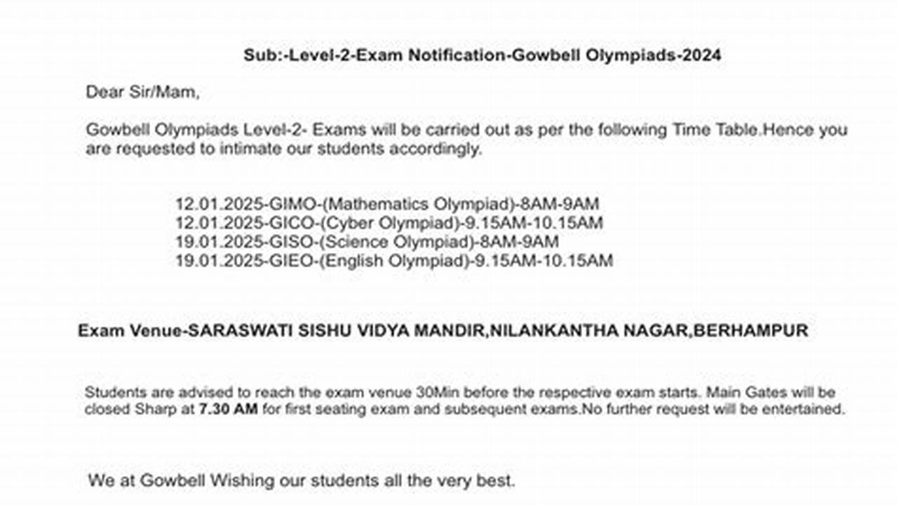 Groups Exam Notification 2024