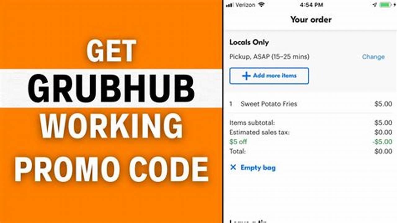 Grubhub Promo Code 2024 Student Database