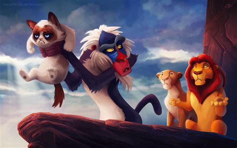 Grumpy Cat Lion King