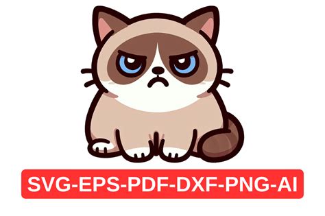 Grumpy Cat Svg