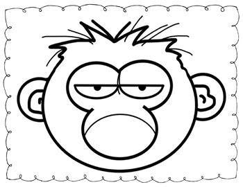 Grumpy Monkey Coloring Page