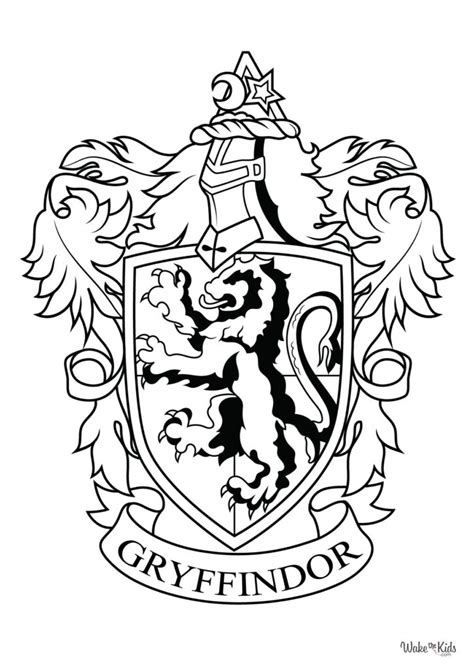 Gryffindor Coloring Page
