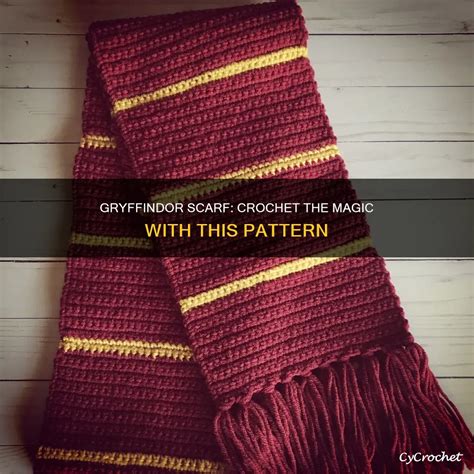 Gryffindor Scarf Crochet