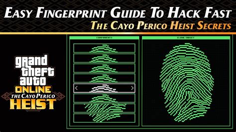 How to Hack Fingerprint Scanner Cayo Perico Heist (GTA Online) YouTube