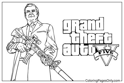 Gta Coloring Pages