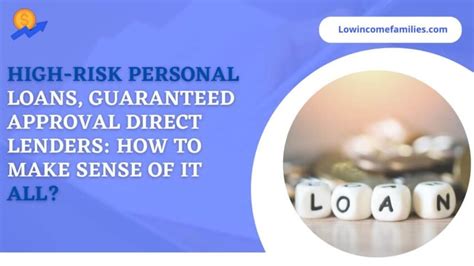 Guaranteed High Risk Personal Loan Rates